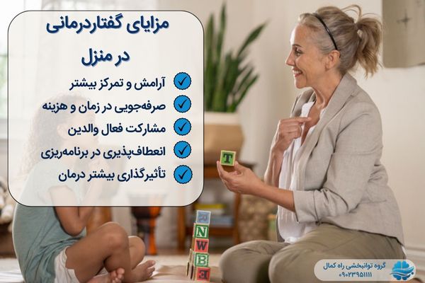 مزایای گفتاردرمانی در منزل