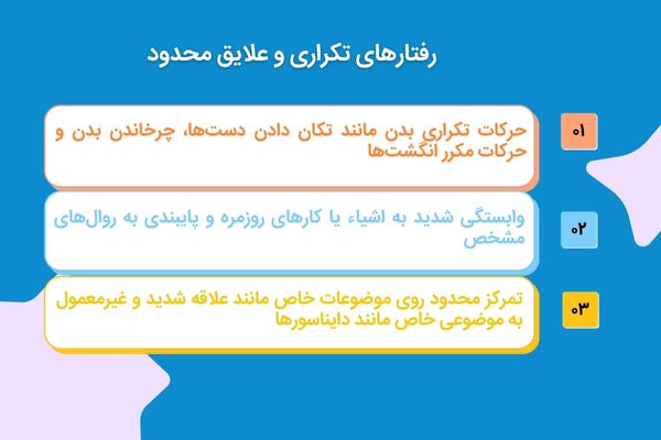 رفتارهای تکراری در اتیسم