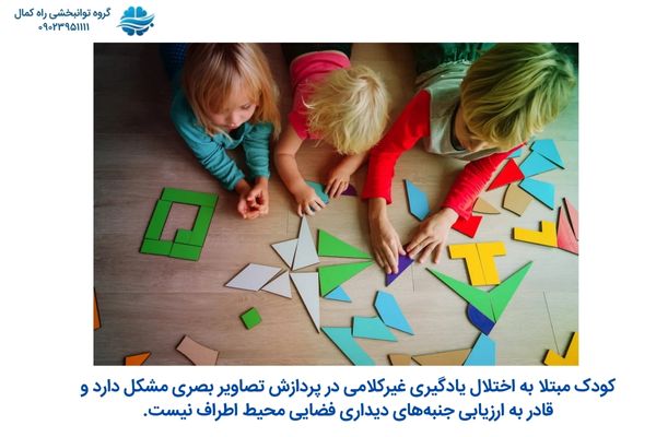 کودکان دچار اختلال یادگیری غیذکلامی در آگاهی بصری مشکل دارند