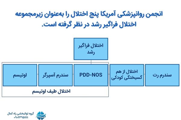 انواع اختلال فراگیر رشد