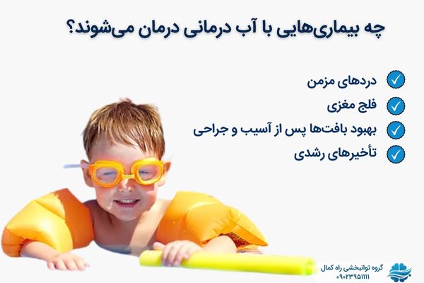 آب درمانی برای بسیار ی از اختلالات مفید است 