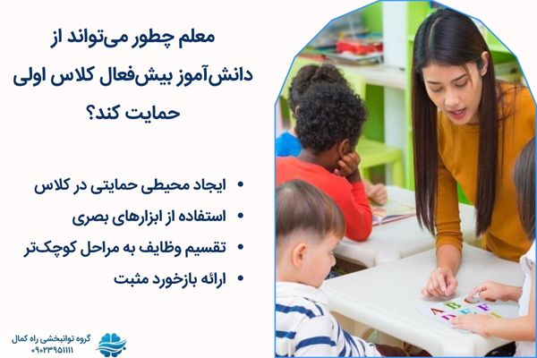 معلمان چگونه می‌توانند به کودکان بیش فعال کلاس اولی کمک کنند؟